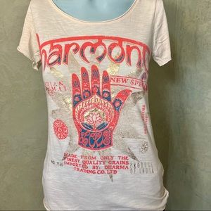 “Harmony” Tee shirt; Lucky Brand; Size XS